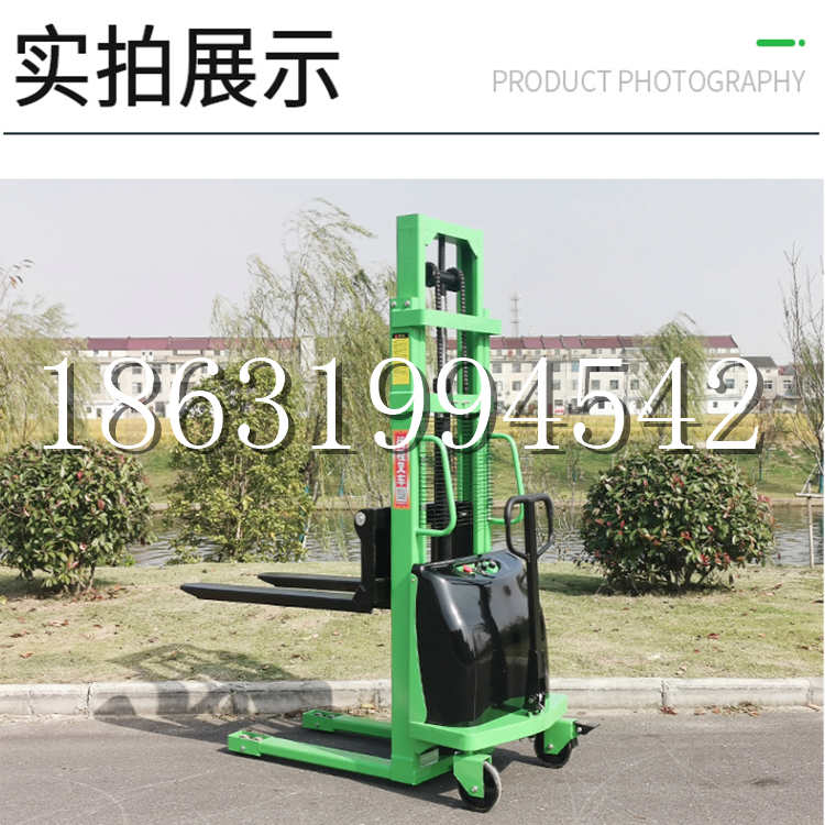 夏邑县电动叉车堆高车液压铲车电瓶1吨2吨站驾步行式小型全自动叉车
